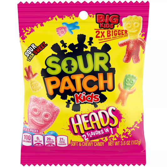 Sour Patch Kids Heads 2 in 1