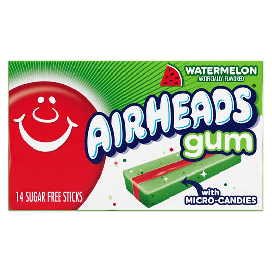 Airheads Gum Watermelon (Sugar Free)