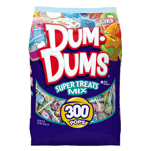 Dum Dums Super Treats Lollipops (Individual)