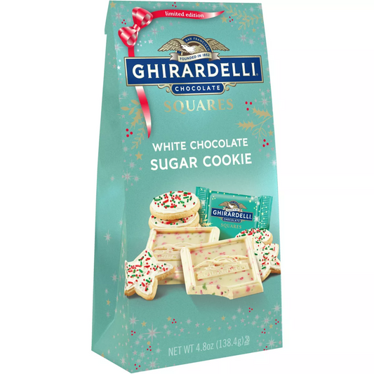 Ghirardelli White Chocolate Sugar Cookie Squares