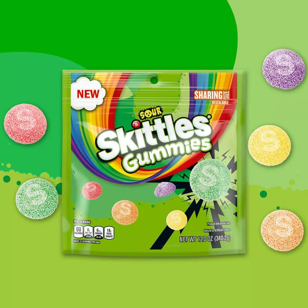 Skittles Sour Gummies Sharing