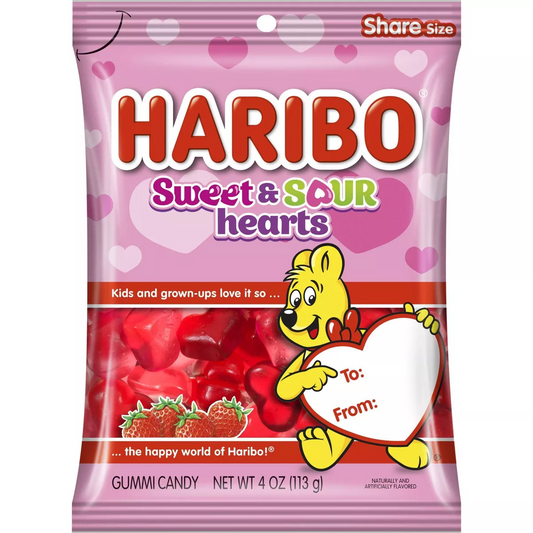 Haribo Valentine's Sweet and Sour Hearts