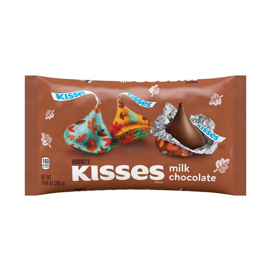 Hershey's Kisses Milk Chocolate Autumn Foils