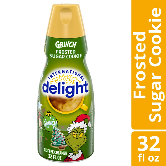 Delight Grinch Frosted Sugar Cookie Coffee Creamer
