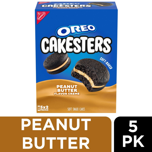 OREO Peanut Butter Creme Cakesters Soft Snack Cakes Individual
