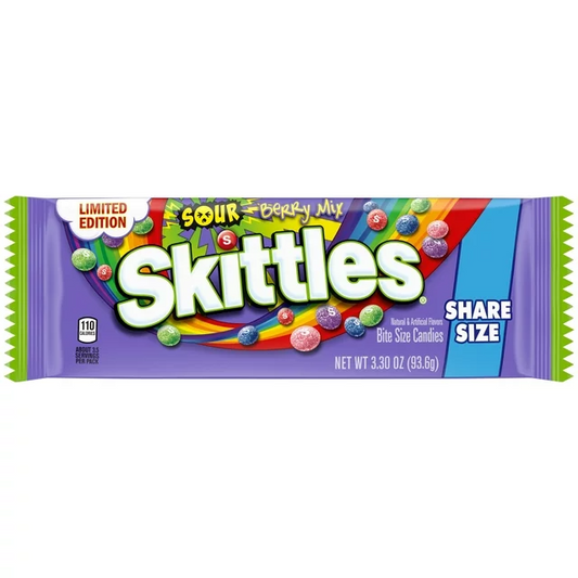 Skittles Sour Berry Limited Edition, Sharing Size