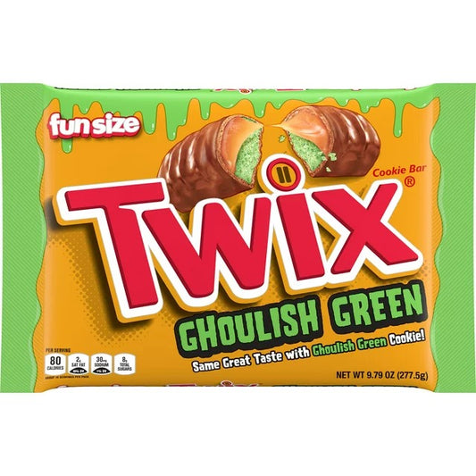 Twix Ghoulish Green Halloween Chocolate Bars