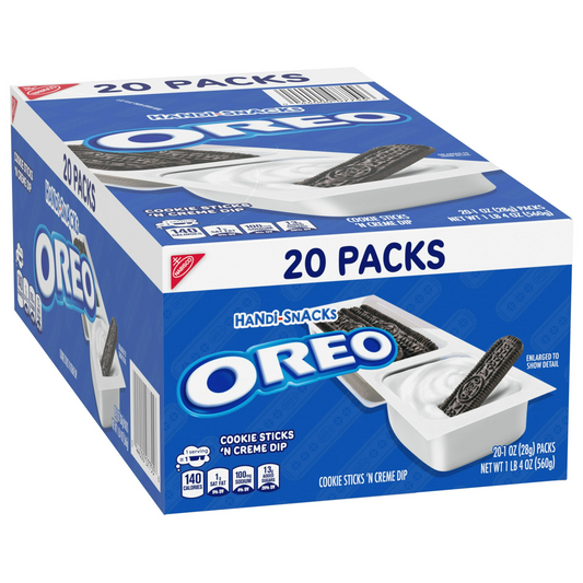 OREO Cookie Sticks 'N Creme Dip Snack Individual