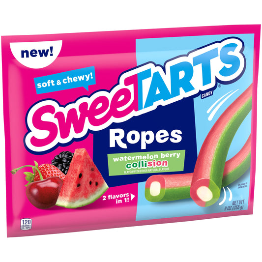 SweetTarts Watermelon Berry Collision Ropes Candy