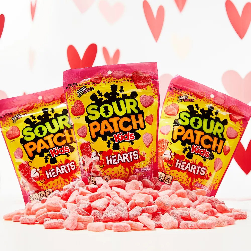 Sour Patch Kids Valentine's Gummy Hearts