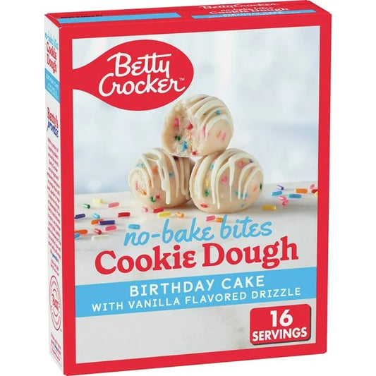 Betty Crocker Birthday Cake No-Bake Cookie Dough