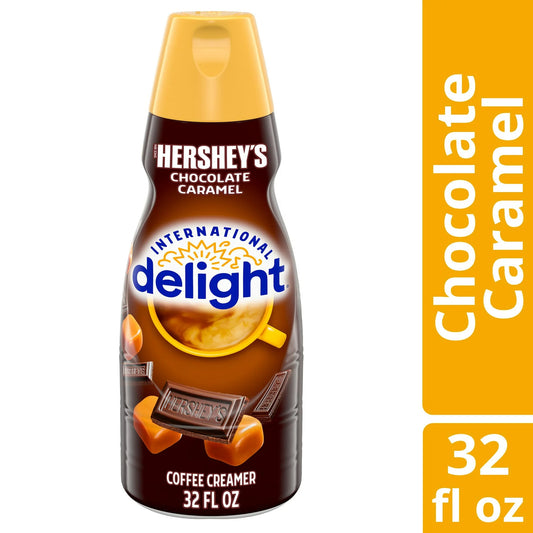 Delight HERSHEY'S Chocolate Caramel Coffee Creamer