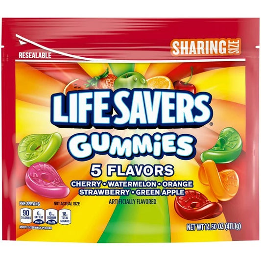 Life Savers 5 Flavors Summer Gummy Candy